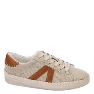 NEW HEY GIRL BY CORKYS women's friends zone sneaker in cognac comb